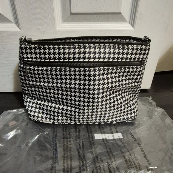 NWT Lug Samba 2 Houndstooth Crossbody Bag - Picture 2 of 8